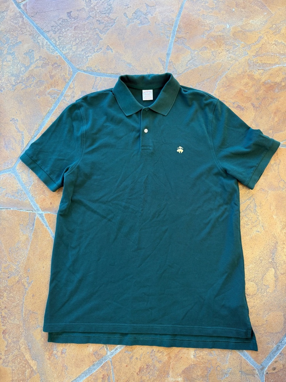 Brooks Brothers Golden Fleece Men's Original Fit Supima Cotton Polo Green XL